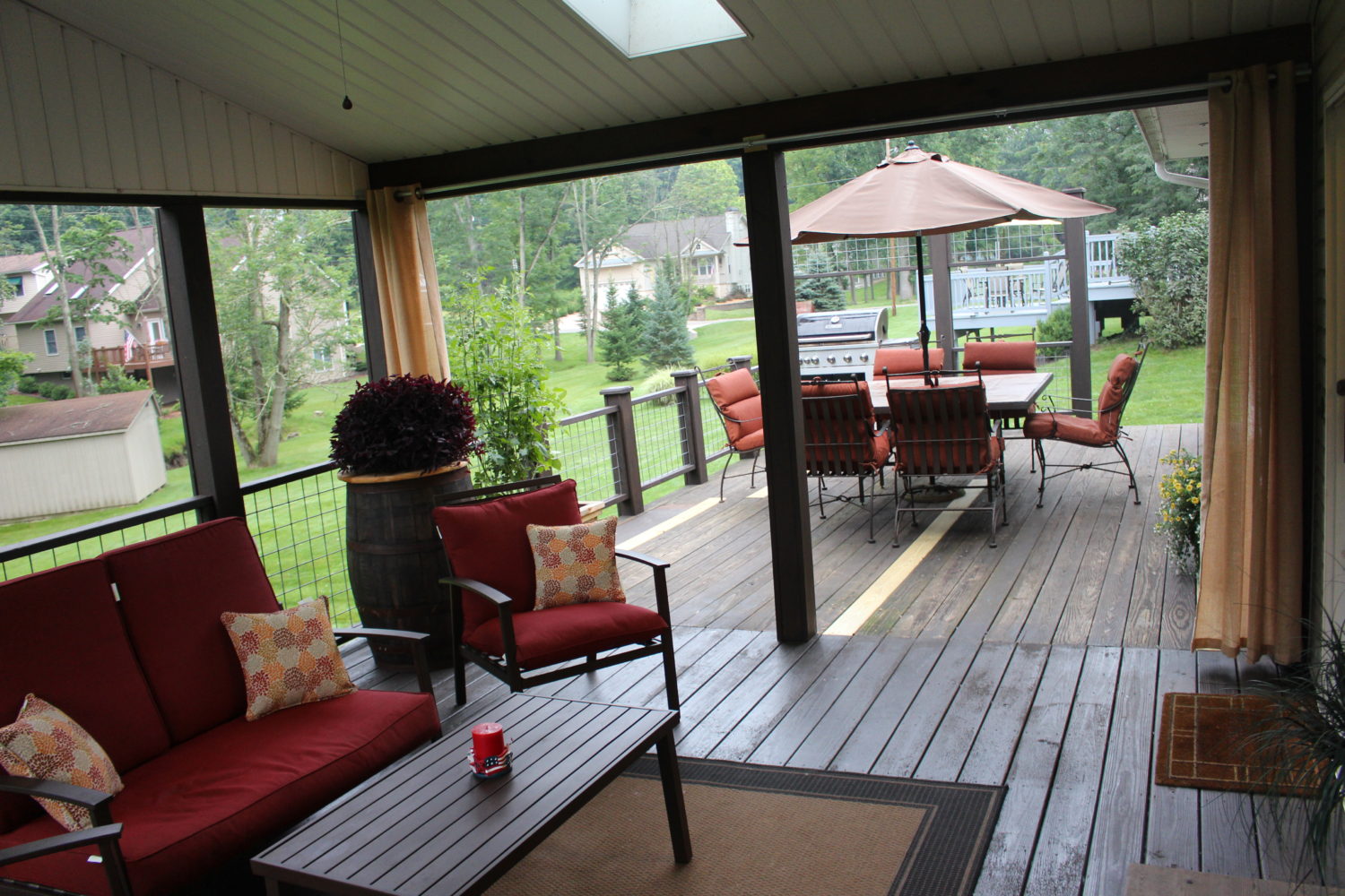 We hope completing projects like our back porch remdoel will help our house sell quickly when the time comes
