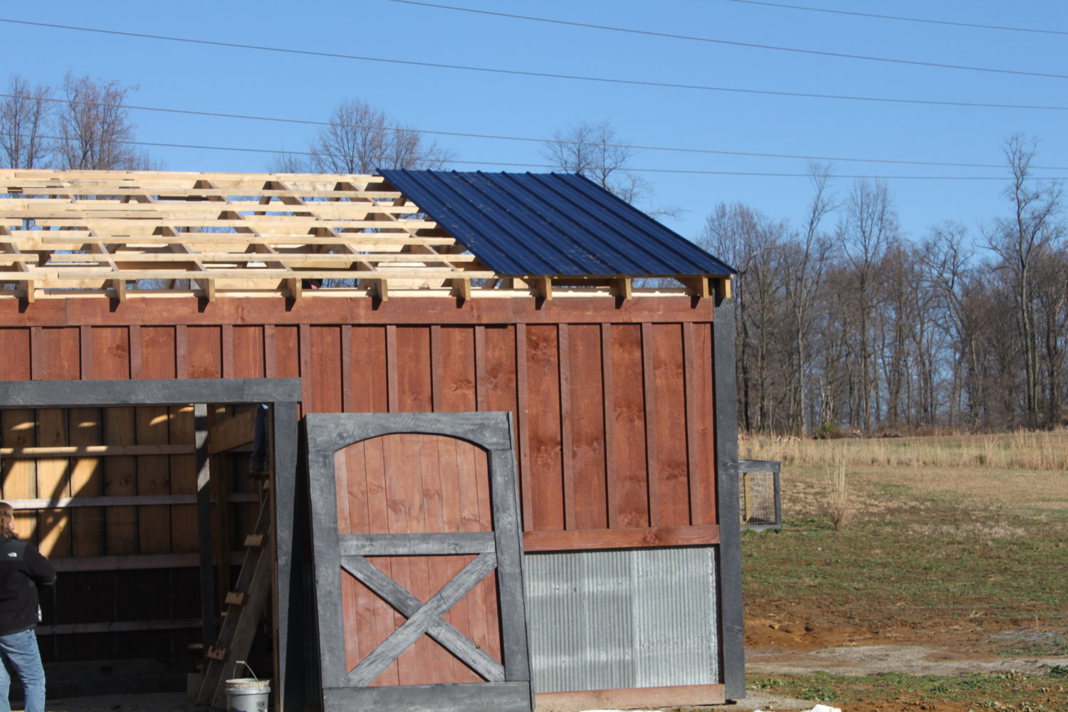 A Barn Raising In Photos - How to Build A Barn When You Haven't a Clue ...