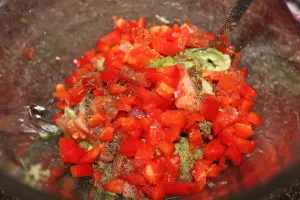 red pepper guacamole