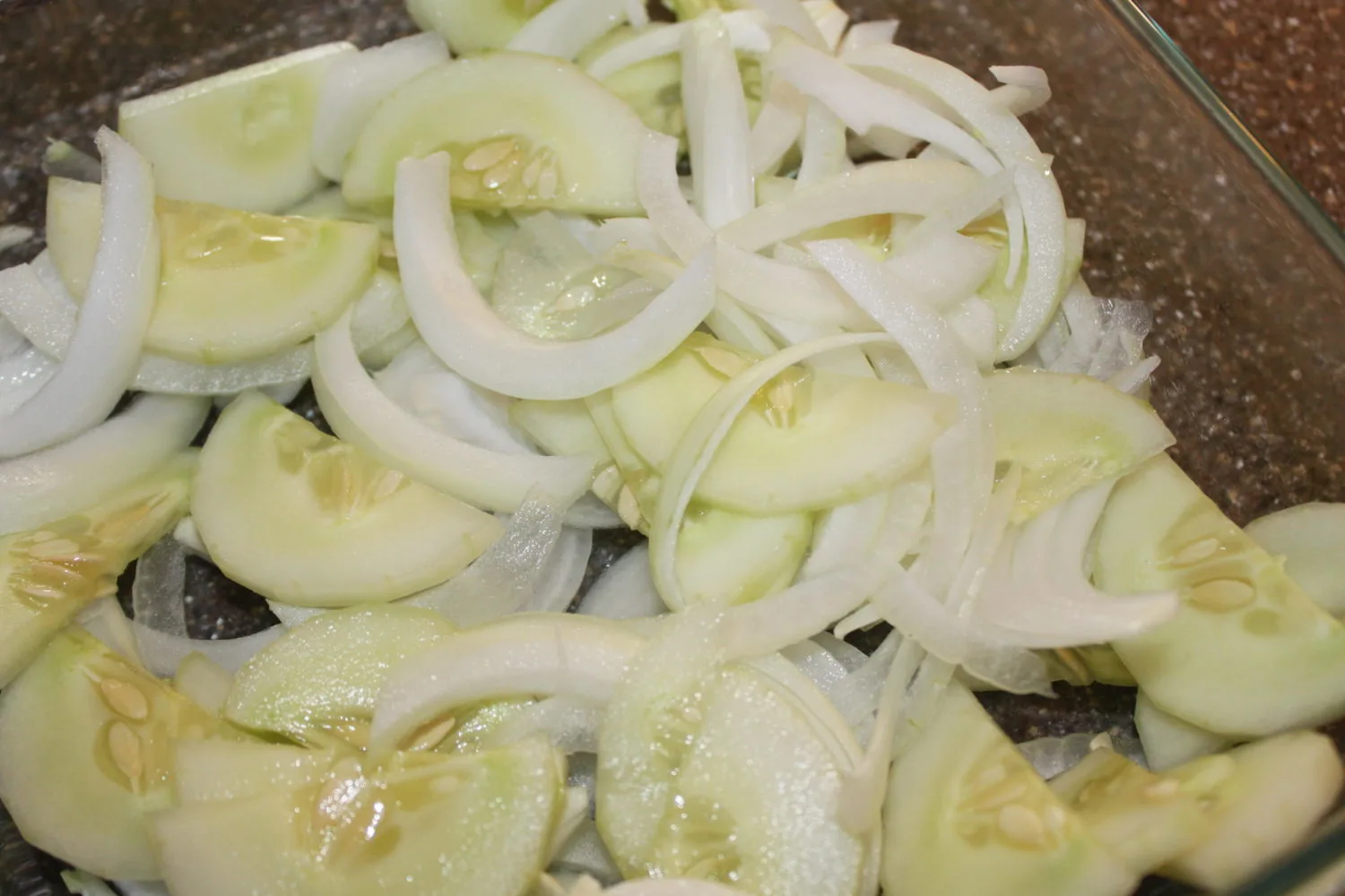 Cucumber, Onion and Cayenne Salad