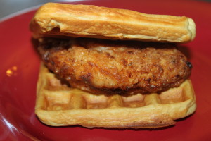 You can even make a waffle sandwich for a special treat!