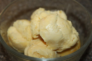 Homemade Vanilla Ice Cream - creamy and delicious as is!