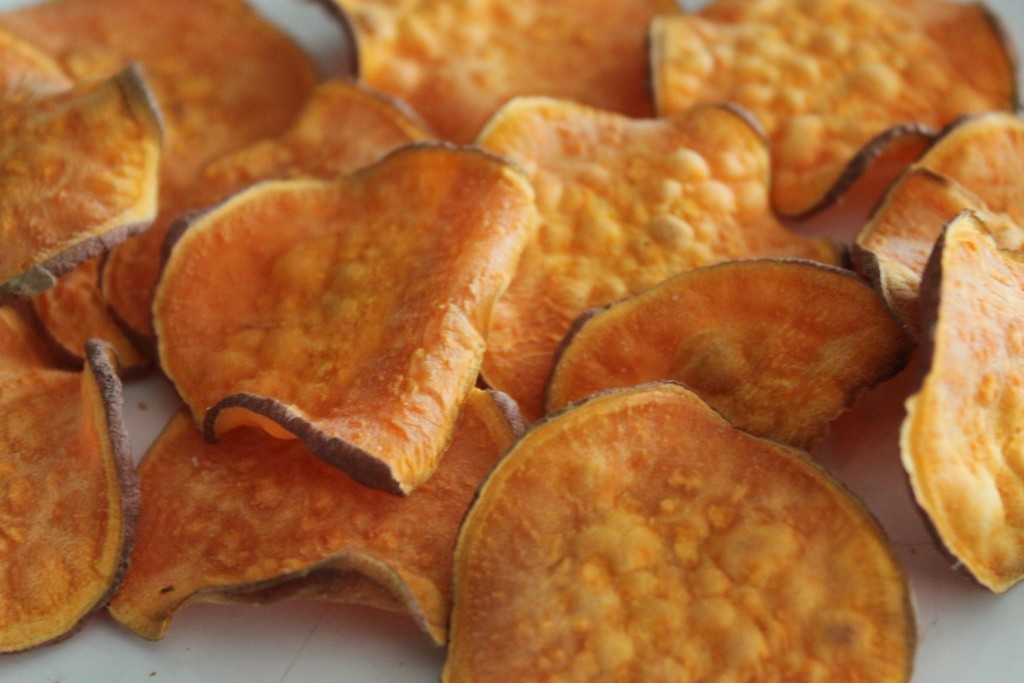 Homemade Sweet Potato Chips Recipe Made Without Oil