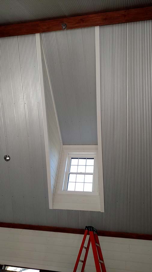 Metal Ceilings And Walls, Corrugated Metal Ceiling Installation