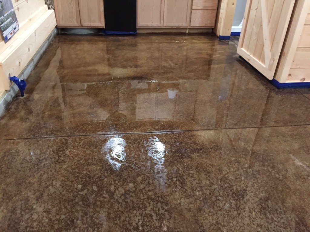How To Stain A Concrete Floor Indoors Flooring Tips