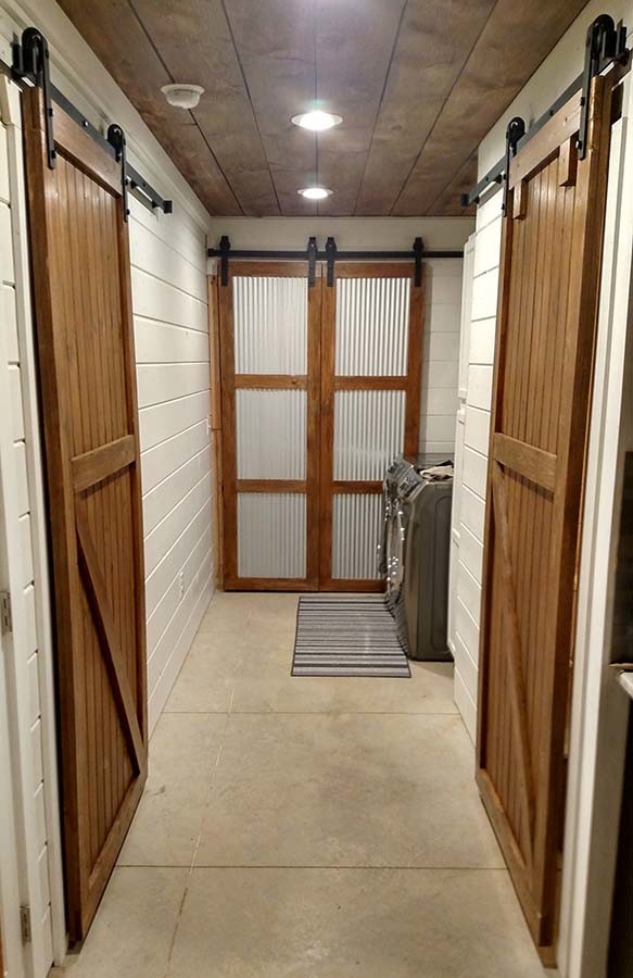 Build A Diy Barn Door With Hardware, Hallway Sliding Door