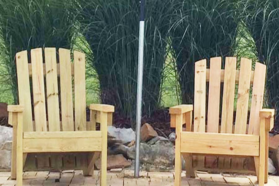 2x4 Diy Adirondack Chair Perfect For The Patio Backyard Or Fire