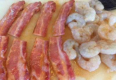 bacon wrapped shrimp