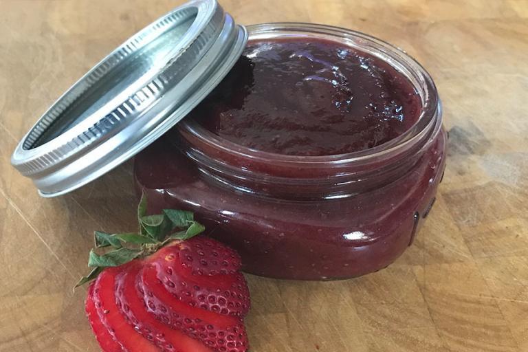instant pot strawberry honey jam