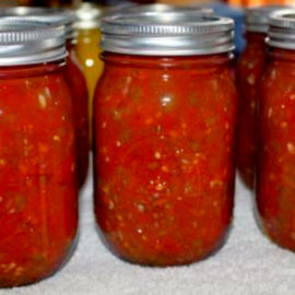 Homemade Tomatoes and Green Chilies Canning Recipe - Ro-Tel Style