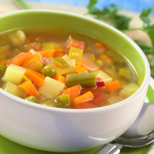 Homemade Vegetable Soup - Using Fresh or Frozen Veggies