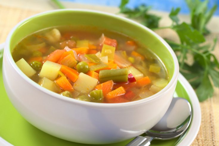 homemade vegetable soup