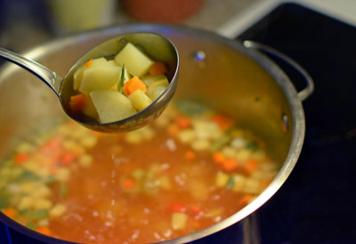 homemade vegetable soup