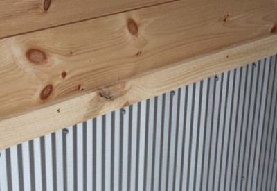 Easily Install Metal Panels For Walls, Corrugated Metal Inside Walls