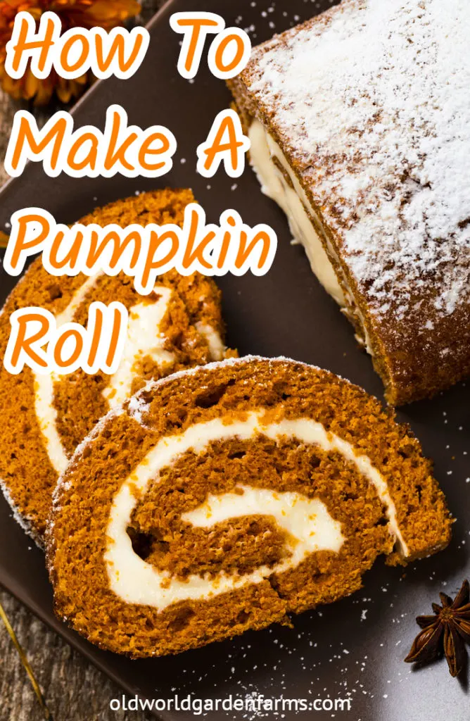homemade pumpkin roll