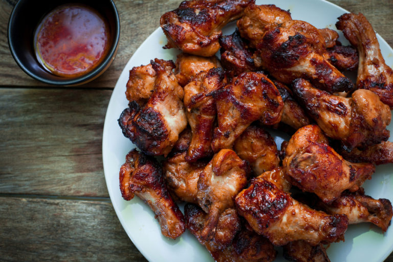 smoke chicken wings