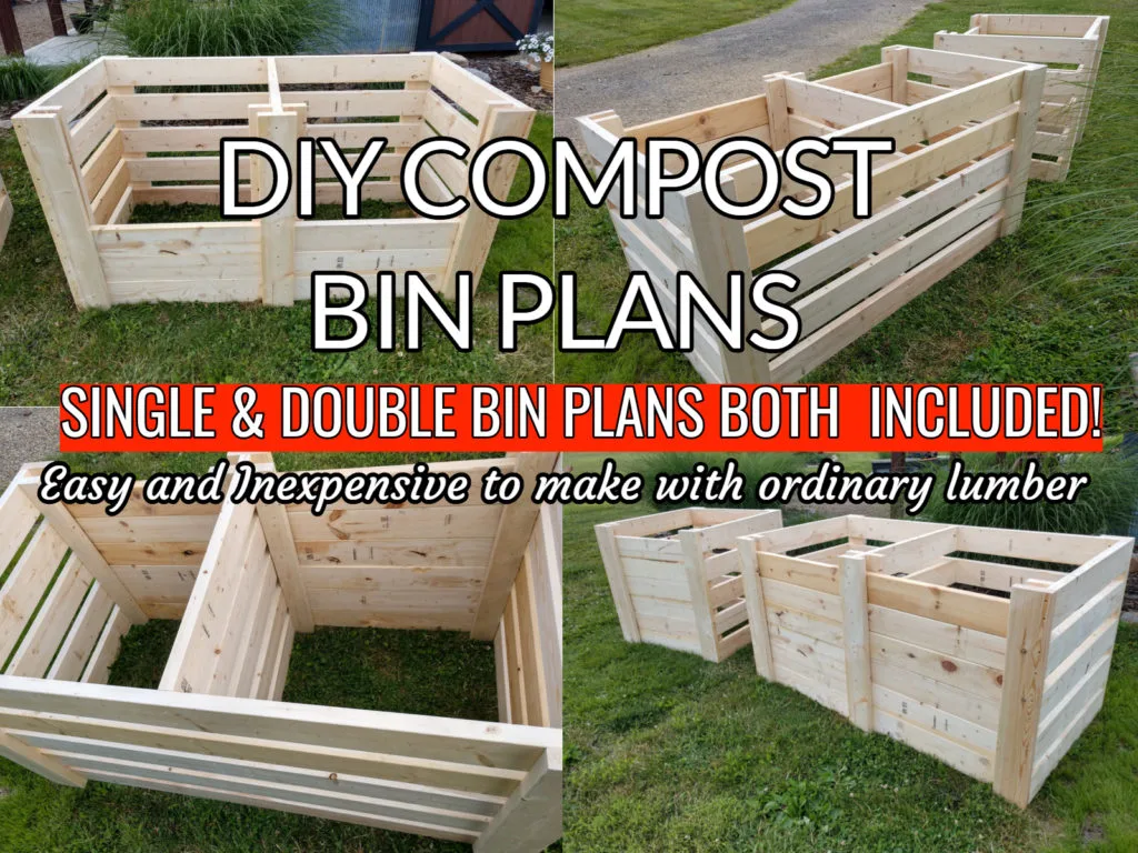 25 Best Easy DIY Compost Bin Ideas & Plans - A Piece Of Rainbow