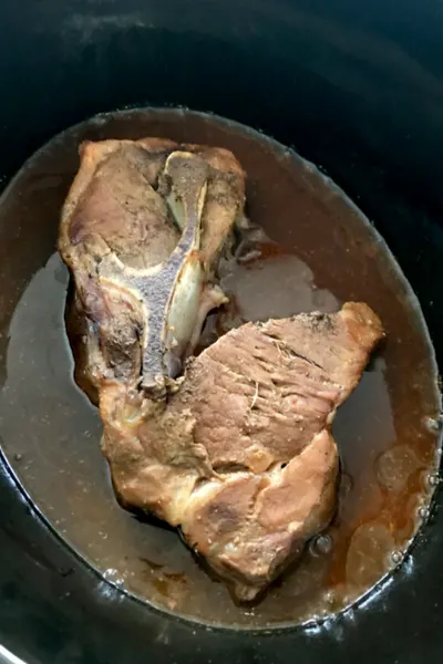 cooked pork shoulder