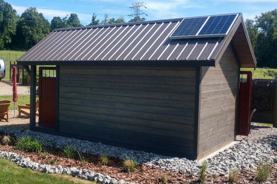 How To Install Off Grid Solar Power A Cabin Shed Or Barn With Ease - Diy Solar Panel Kits For Sheds