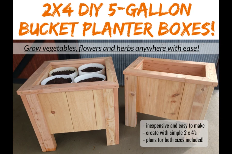 5 Gallon Bucket Planter Plans