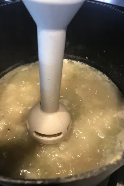 potato soup immersion blender 