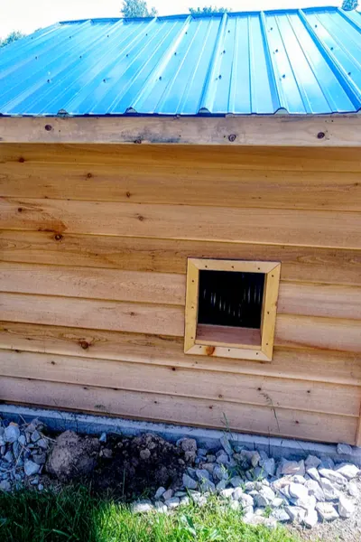 exterior door - chicken coop