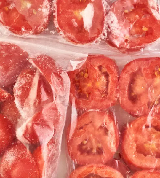 how to freeze tomatoes easily
