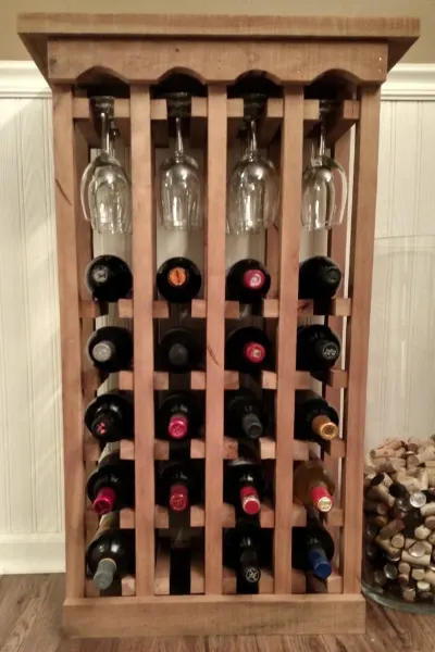 How To Make A Diy Wine Rack With Ease The Perfect Holiday Gift