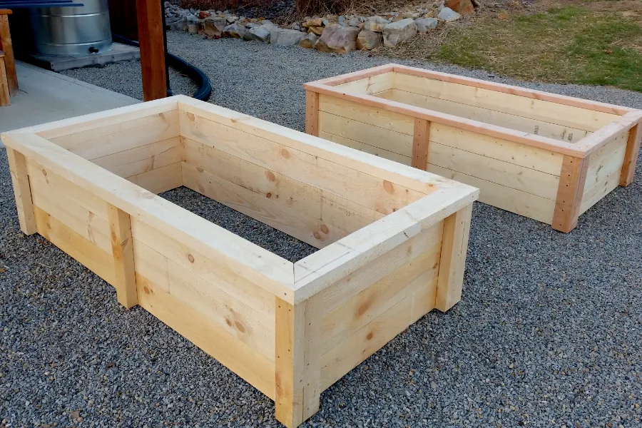 Diy Raised Bed Garden Box Strong, Raised Wooden Garden Beds