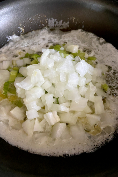 butter onions and celery 
