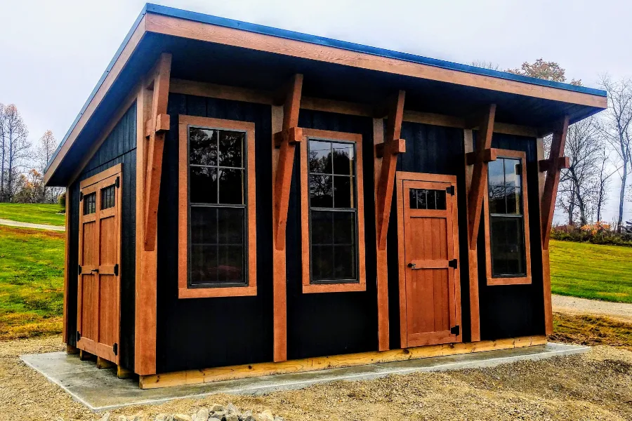 Backyard Shed Into A Diy Cabin, Storage Building Turned Into Tiny Home