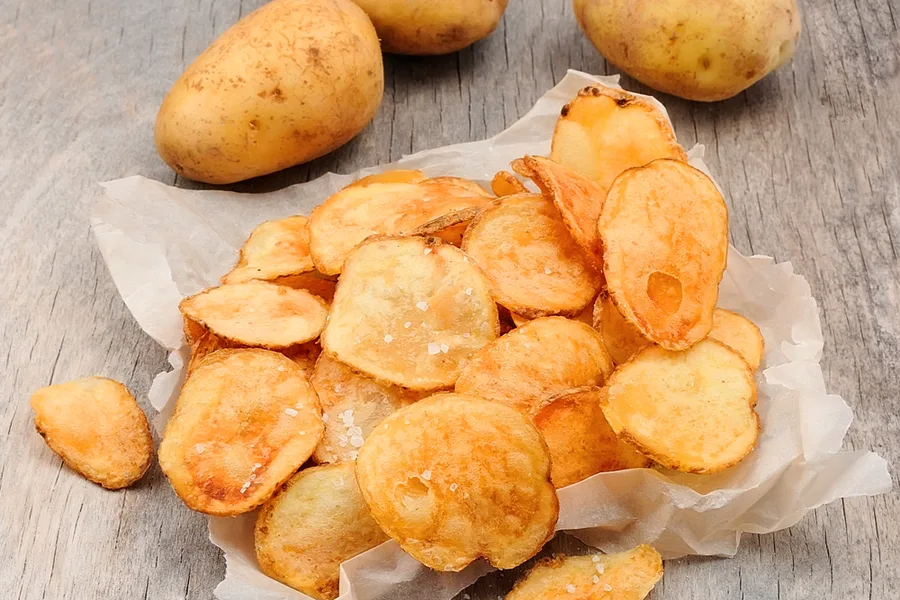air fryer potato chips