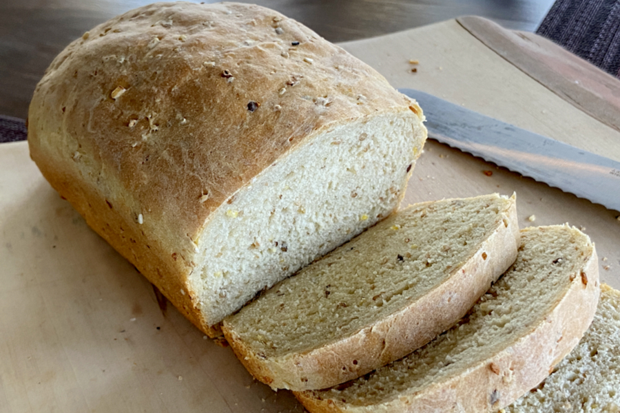 homemade multigrain bread