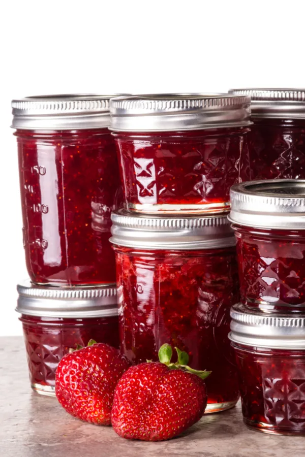 canning strawberry sugar free jam