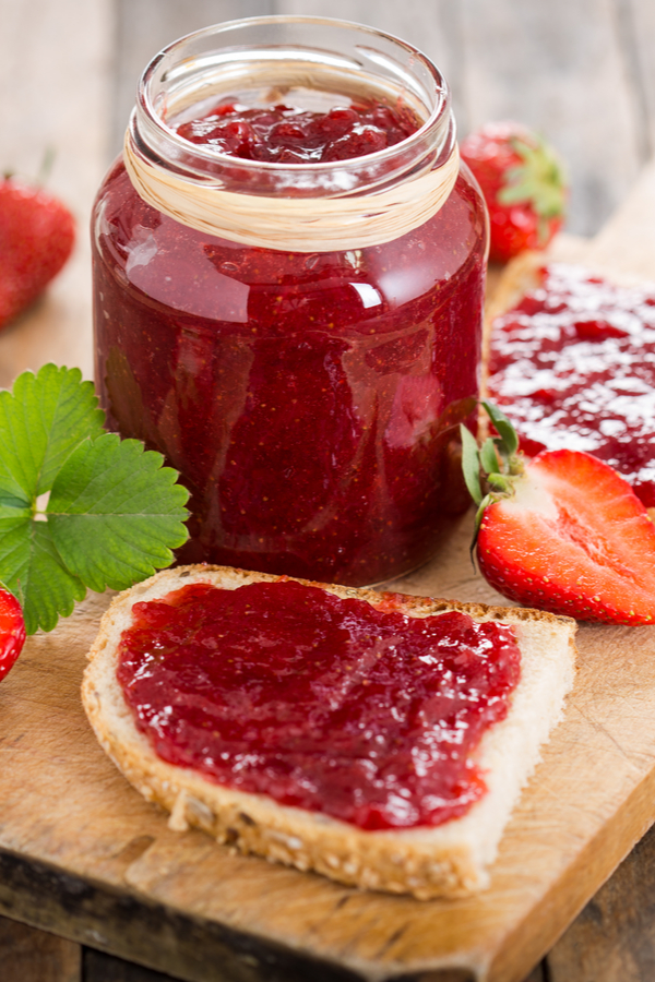 homemade sugar free strawberry jam