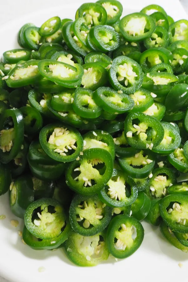 sliced pepper rings 