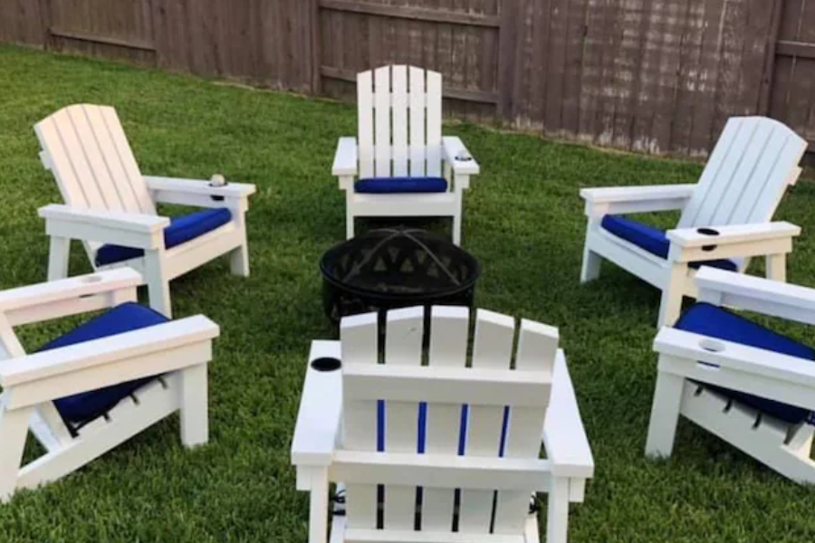 2x4 Adirondack outdoor chair plans
