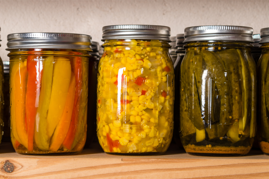 canning safely - storing jars