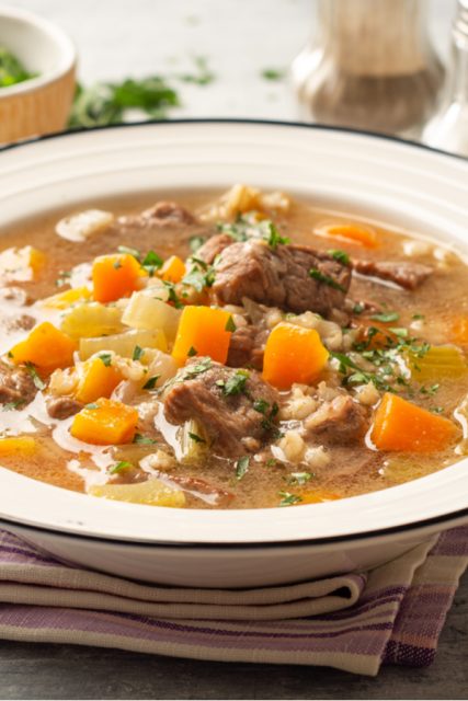 Beef Barley Soup - A Thick & Hearty Soup Recipe Full Of Flavor