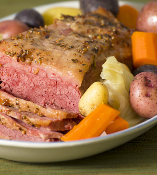 oven roasted corned beef and cabbage