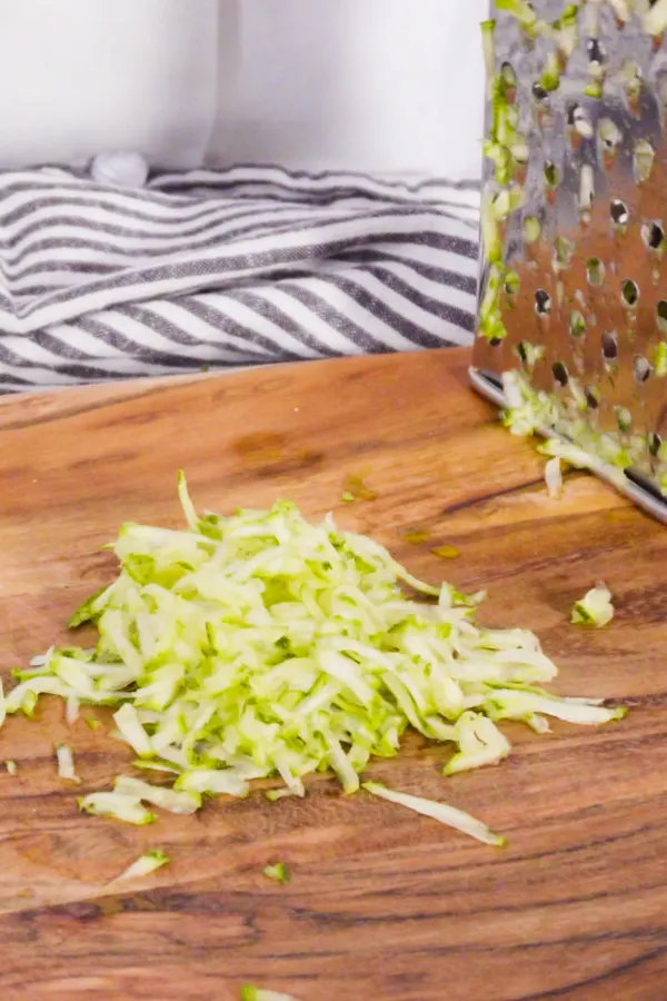shredded zucchini