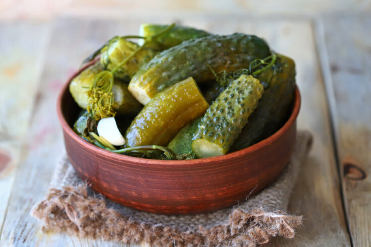 crock dill pickles