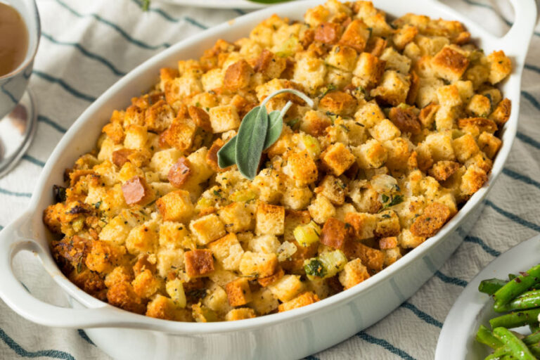 Oven Baked Stuffing An Easy Thanksgiving Dressing Recipe