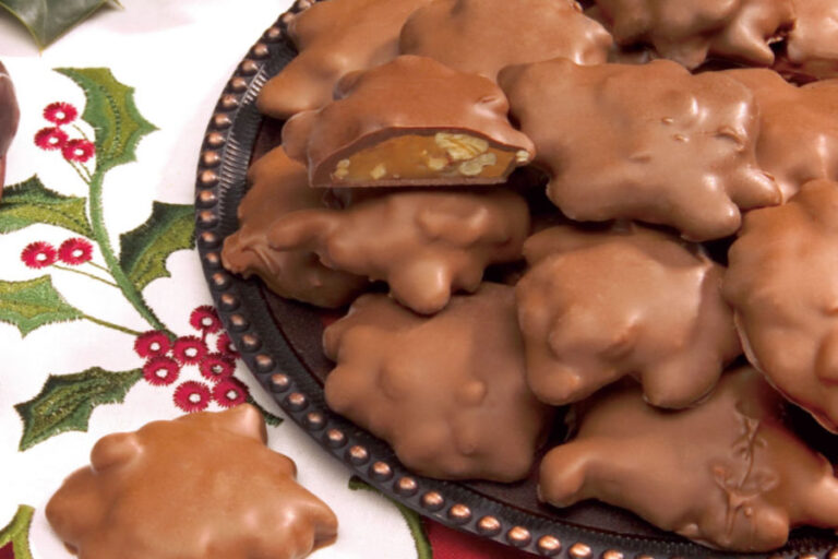 homemade chocolate turtles