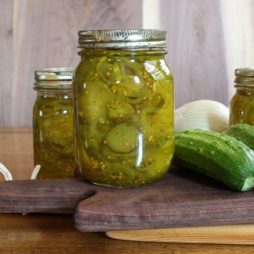 canning bread and butter pickles