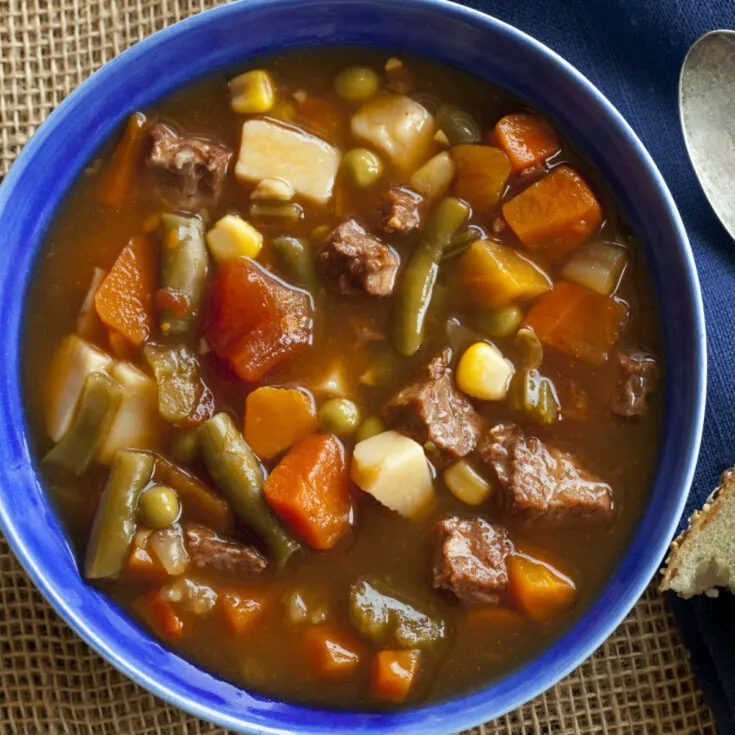 crock pot beef vegetable soup
