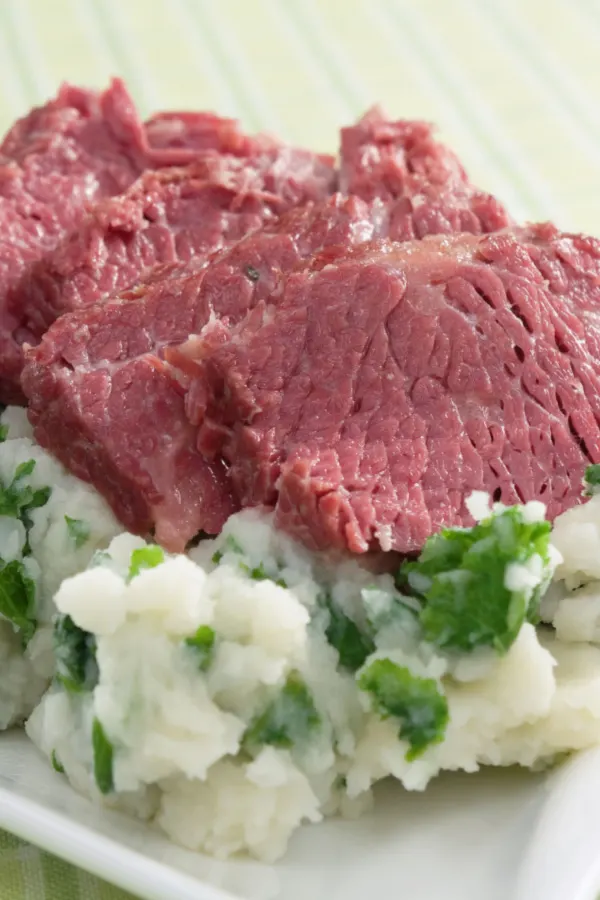 corned beef and colcannon
