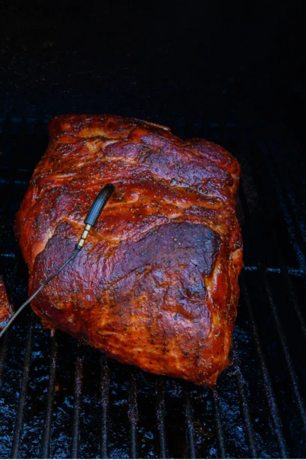internal temperature of smoked pulled pork 
