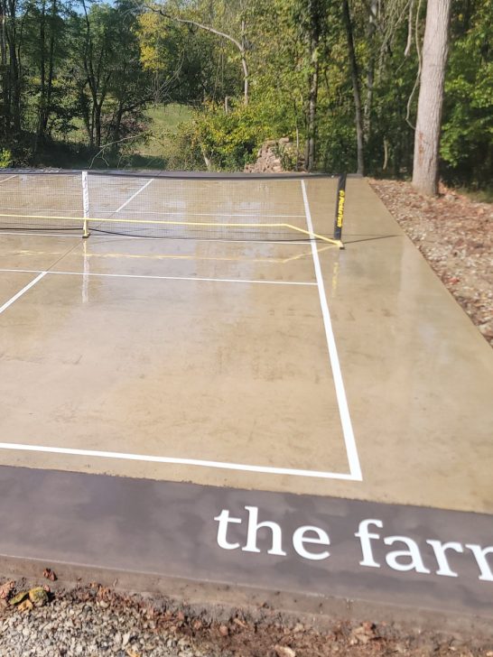 how to build a DIY pickleball court