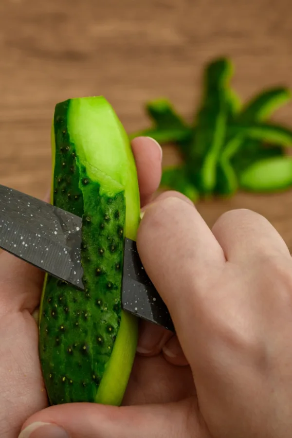 cucumber peels to repel pests